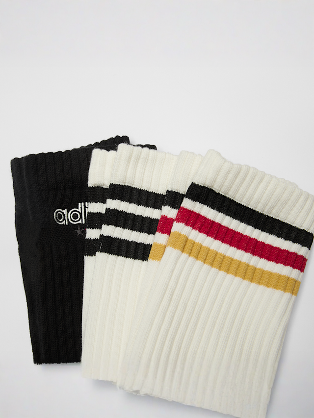 adidas Originals, 3 PACK - Germany DFB 3-Stripes Cushioned Crew Socks, multi-colour, Image 2 of 2