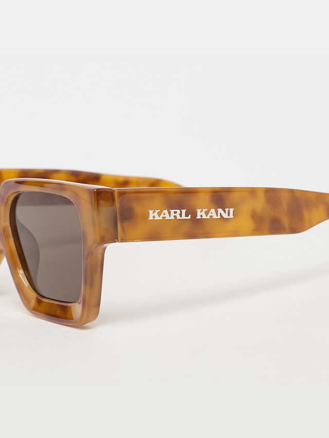 Karl Kani, Retro Chunky Rectangular Sunglasses, brown, Image 4 of 5