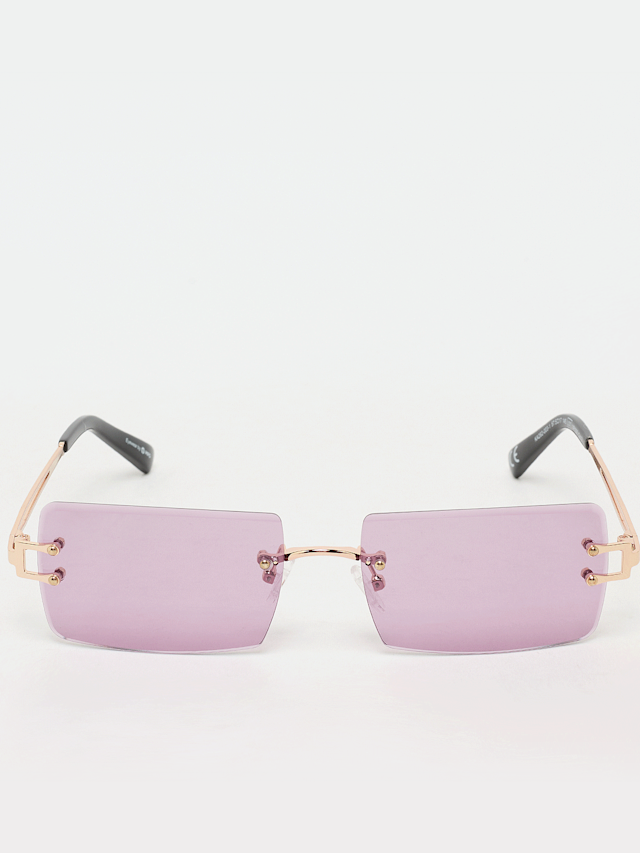 Karl Kani, Frameless Sunglasses, light pink, Image 1 of 4