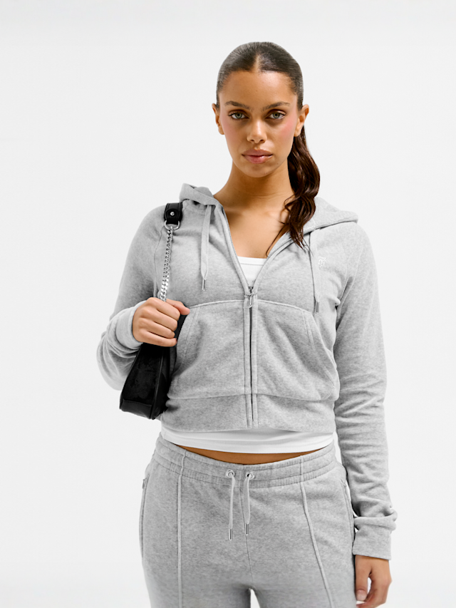 Juicy Couture, Madison Hoodie, grey, Image 1 of 4