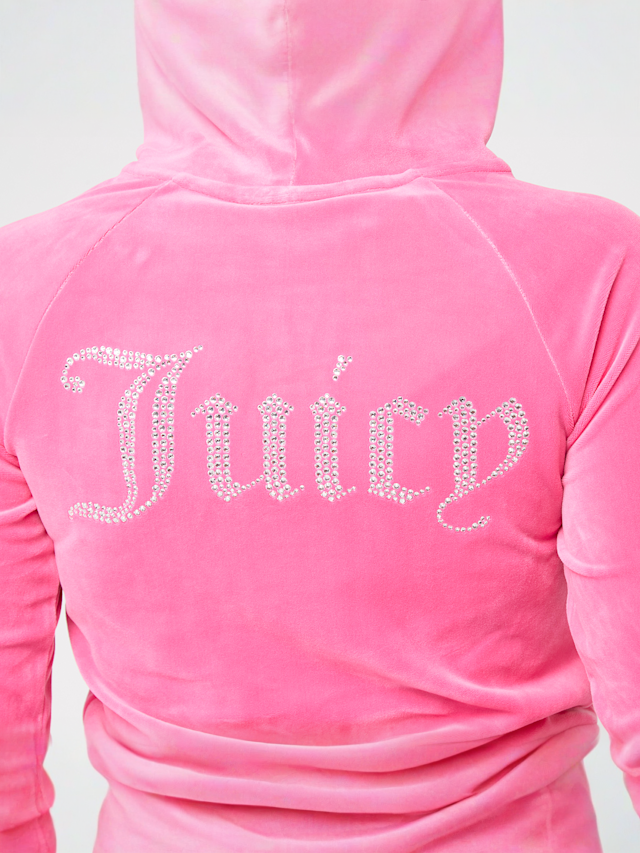 Juicy Couture, MADISON HOODIE ALMOND BLOSSOM, light pink, Image 4 of 5