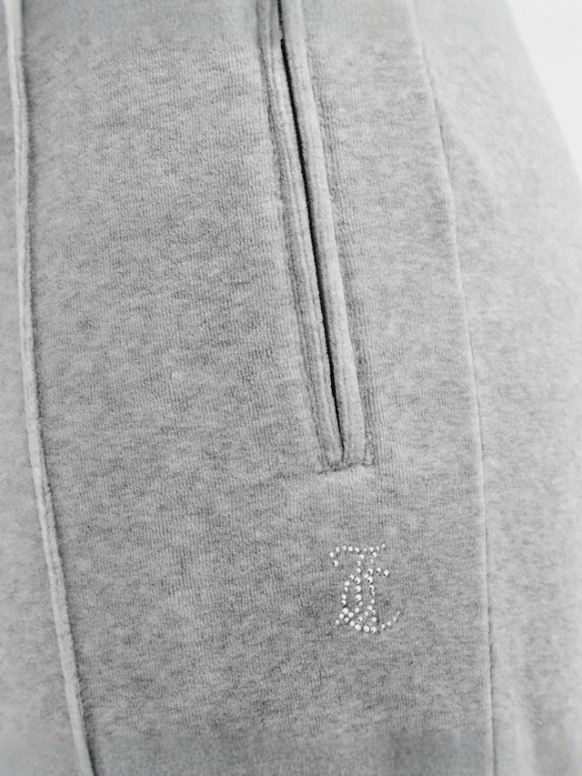 Juicy Couture, Tina Track Pants, szary, Obraz 3 z 4