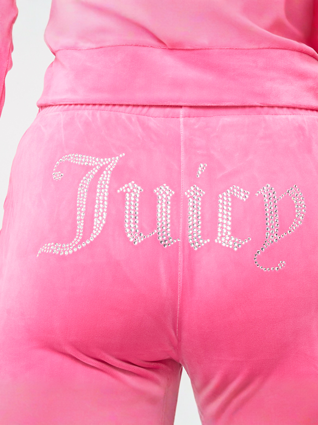Juicy Couture, TINA TRACK PANT SILVER MARL, light pink, Image 4 of 6