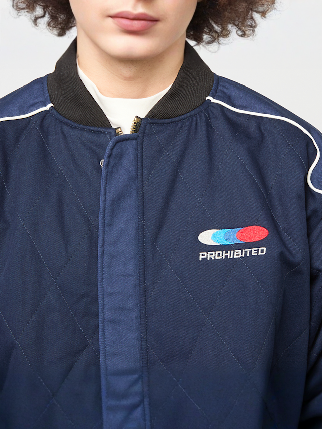 Prohibited, Racetrack Jacket, blue, Image 3 of 7
