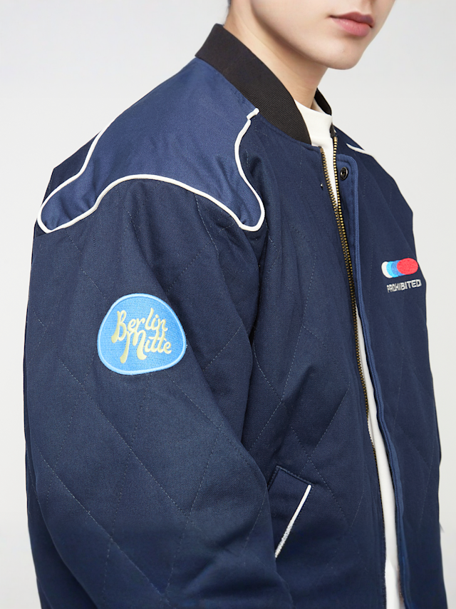 Prohibited, Racetrack Jacket, blue, Image 5 of 7