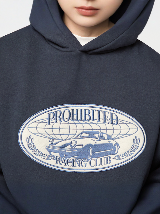 Prohibited, Racecore Hoodie, blue, Image 3 of 4