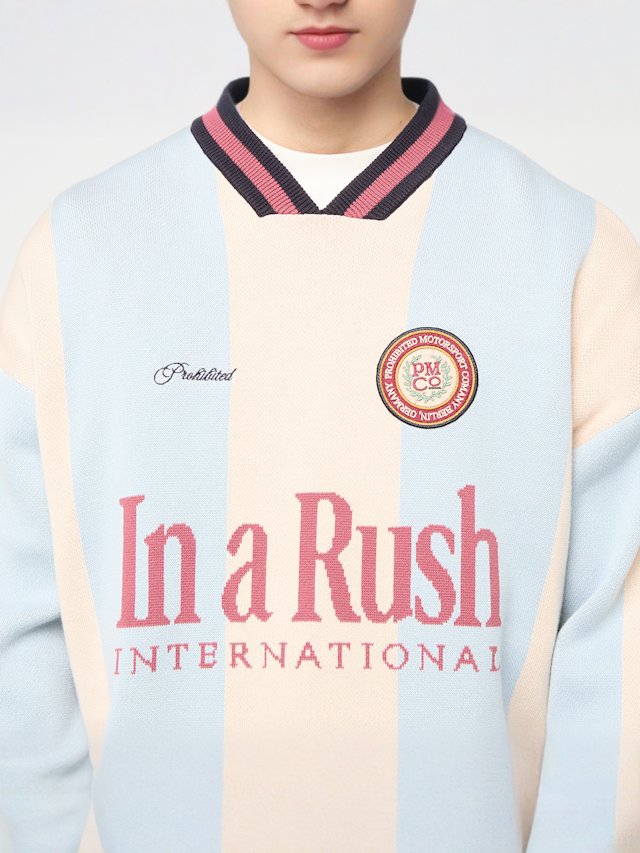 Prohibited, Overdrive Knit Trikot, blue, Image 3 of 4