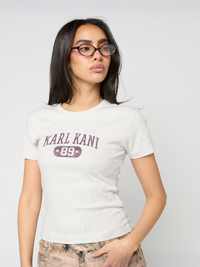 Karl Kani, Heritage 89 Tiny T-Shirt, grey, Image 1 of 4