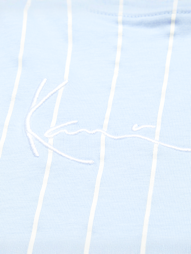 Karl Kani, Small Signature Essential Pinstripe Tee Junior, blue, Image 3 of 3