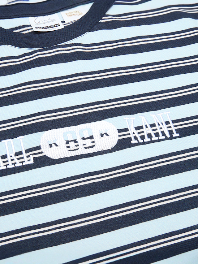 Karl Kani, Heritage 89 Stripe T-Shirt, blue, Image 3 of 3