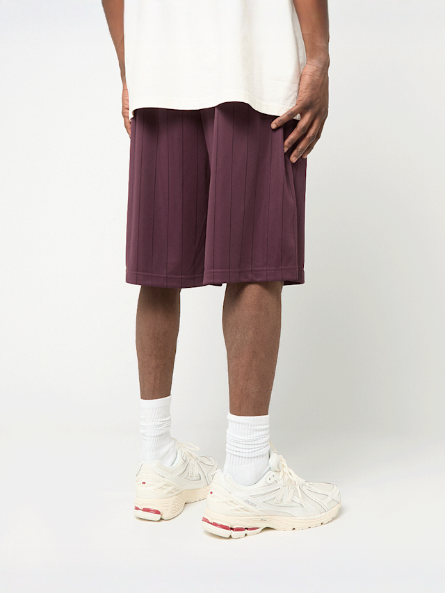 Karl Kani, Insignia Shadow Pinstripe Soccer Shorts, red, Image 2 of 4