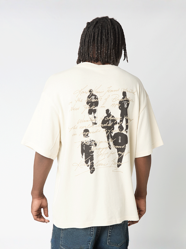 Karl Kani, Signature Washed Oversized T-Shirt, beige, Image 1 of 4