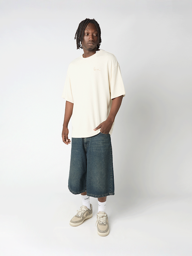 Karl Kani, Signature Washed Oversized T-Shirt, beige, Image 4 of 4