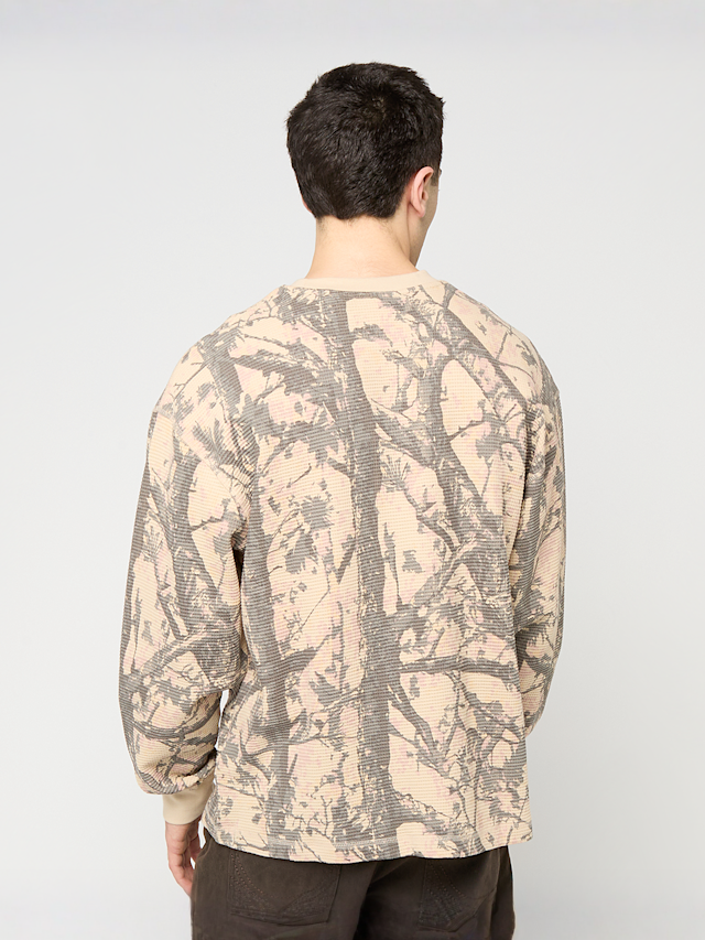 Karl Kani, Signature Wood Camo Waffle Longsleeve, multi-colour, Image 2 of 4