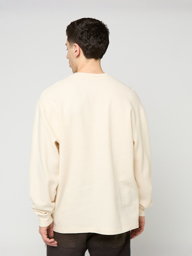 Karl Kani, Signature  Waffle Longsleeve, white, Image 2 of 4