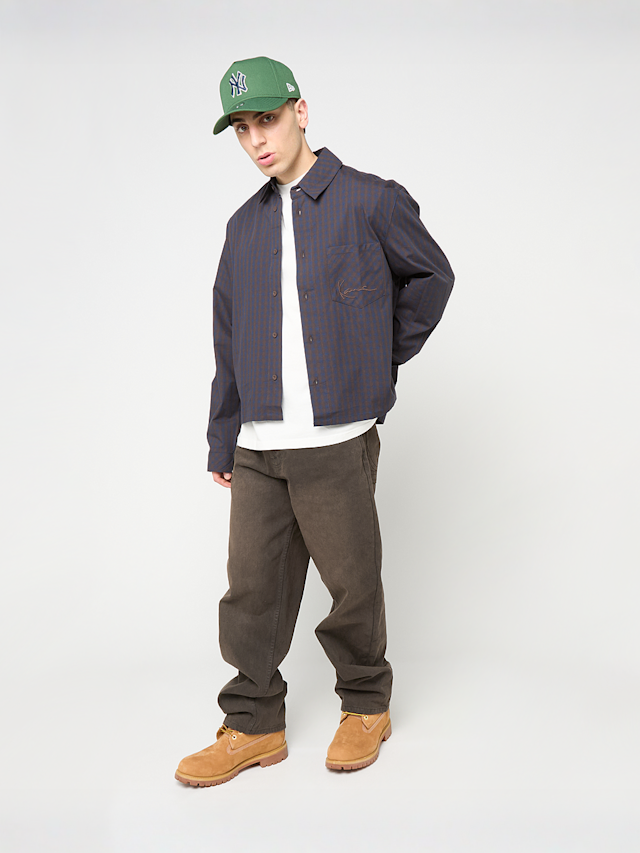 Karl Kani, Signature Check Boxy Shirt, blue, Image 4 of 4