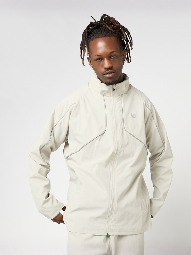 New Balance, Reflective Woven Jacket, beige, Image 1 of 7