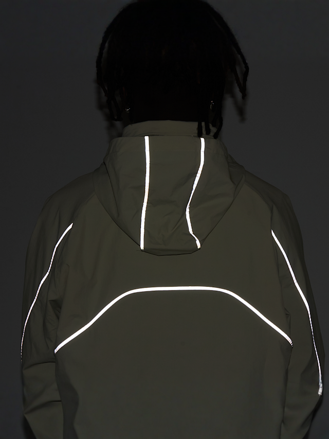 New Balance, Reflective Woven Jacket, beige, Image 6 of 7