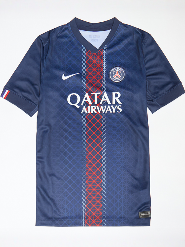 Nike, Doué / No. 14 / PSG Nike Kids Home Stadium 2025/26, blue, Image 2 of 9