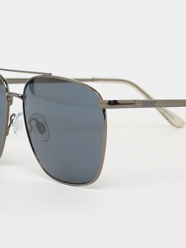 SNIPES, Round Aviator Sunglasses, black, Image 4 of 5