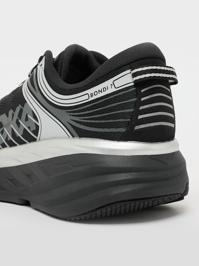 HOKA, Bondi 7, black, Image 7 of 8