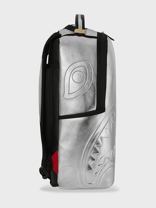 SPRAYGROUND, Silver Side Drip Backpack, silver, Image 4 of 9