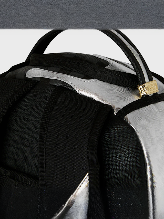 SPRAYGROUND, Silver Side Drip Backpack, silver, Image 7 of 9