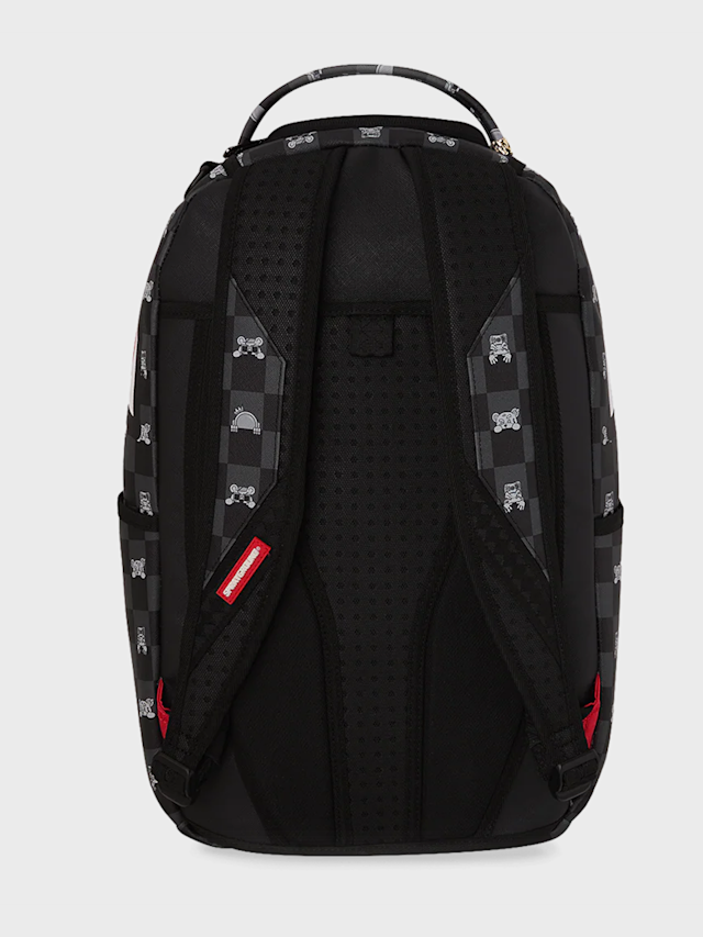 SPRAYGROUND, Gray Peeking Character Check Backpack, grey, Image 3 of 8
