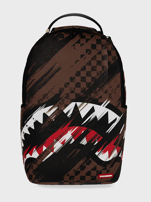 SPRAYGROUND, Smeared Grunge Backpack, brown, Image 1 of 8