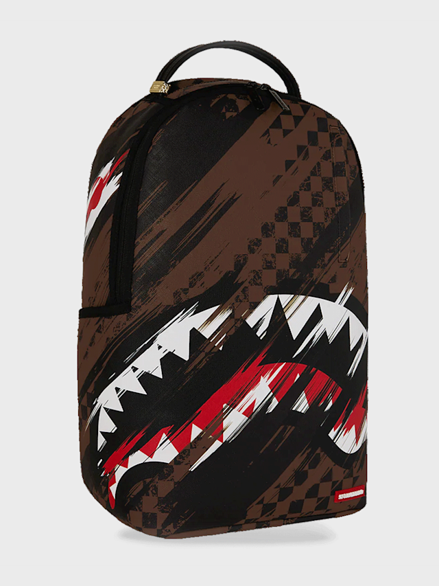 SPRAYGROUND, Smeared Grunge Backpack, brown, Image 2 of 8