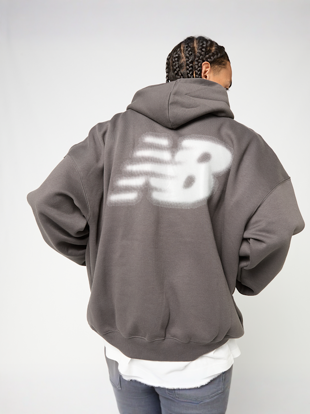 New Balance, Halftone Blur Hoodie, grey, Image 1 of 5