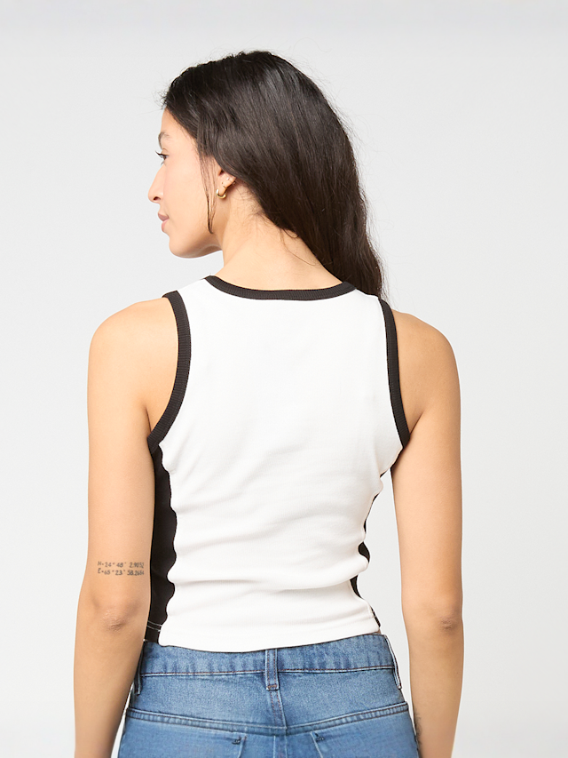 Felicious, Ribbed Tank Top, white, Image 2 of 4