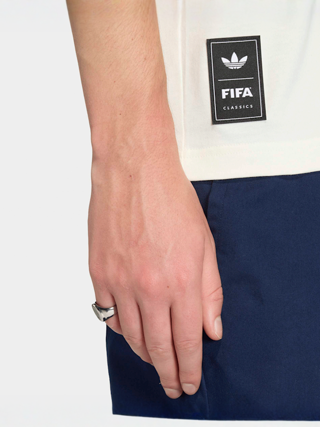 adidas Originals, Archive Country Flag Tee Shirt, beige, Image 4 of 6