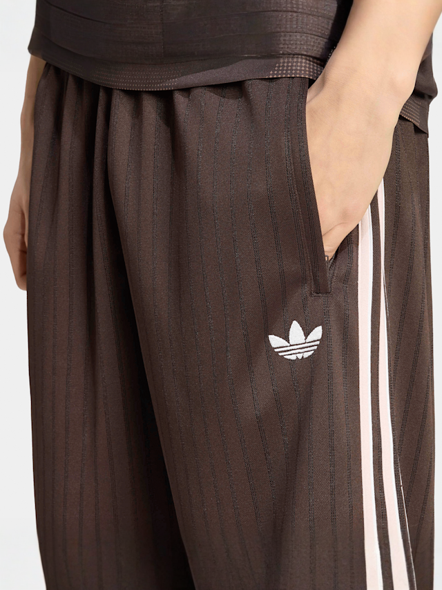 adidas Originals, Firebird Engineered Stripes Shorts, brown, Image 3 of 5