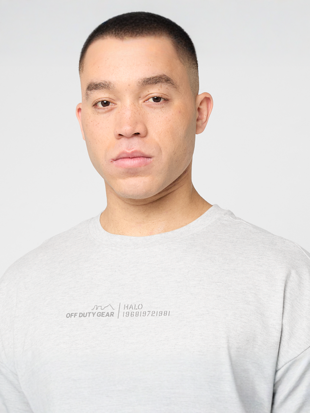 HALO, Graphic Boxy T-Shirt, grey, Image 3 of 5