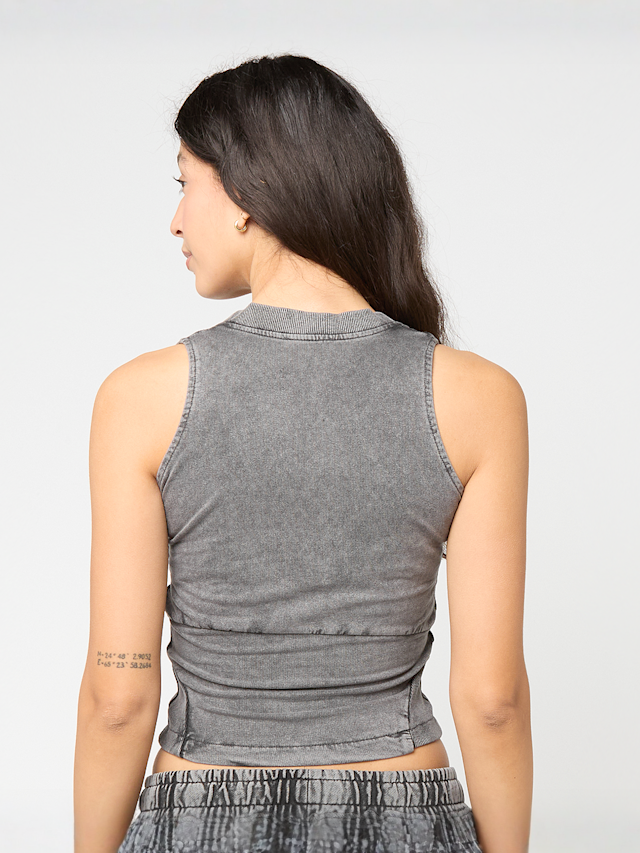 Felicious, Washed Sweat Vest, grijs, Afbeelding 2 van 4