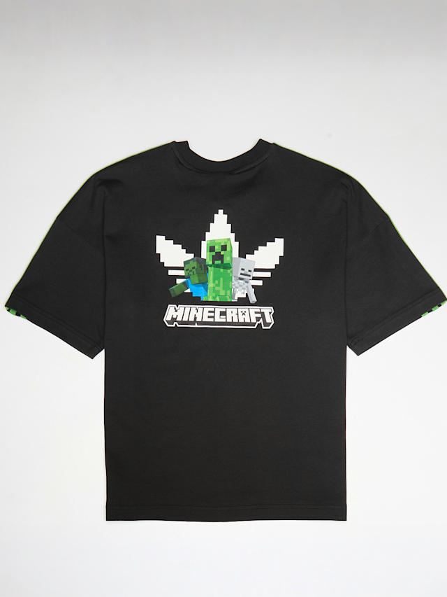 adidas Originals, GRAPHIC TEE MINECRAFT black, black, Image 1 of 5