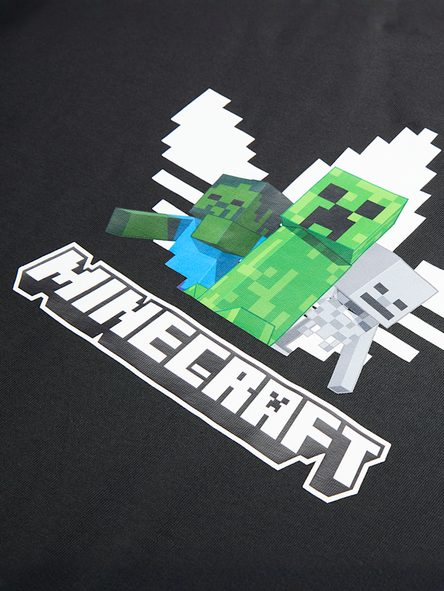 adidas Originals, GRAPHIC TEE MINECRAFT white, black, Image 4 of 5