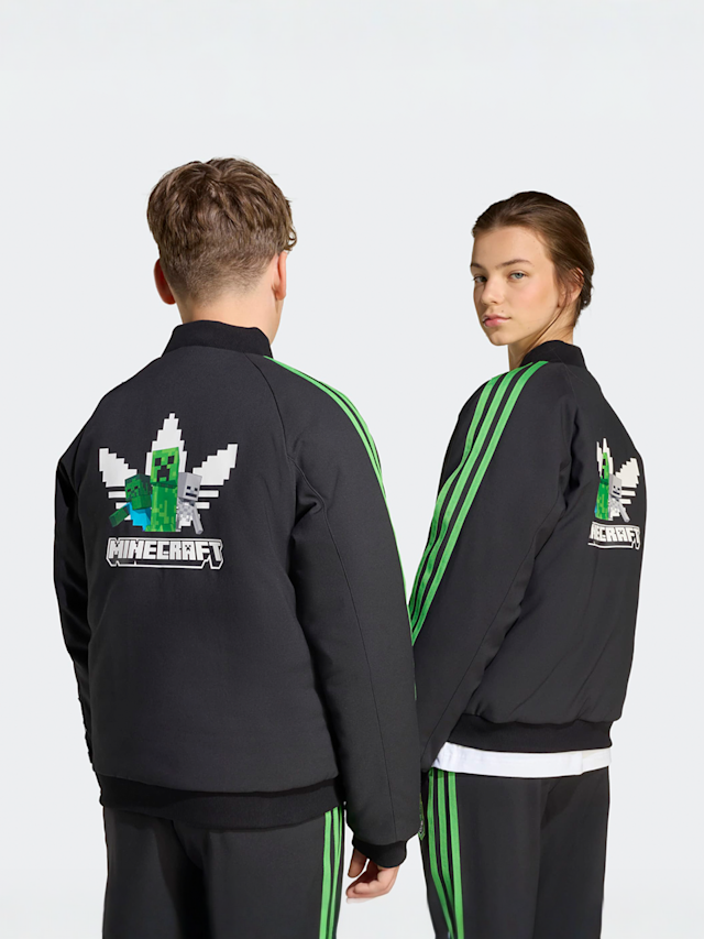 adidas Originals, adidas x Minecraft Jacket, zwart, Afbeelding 1 van 5
