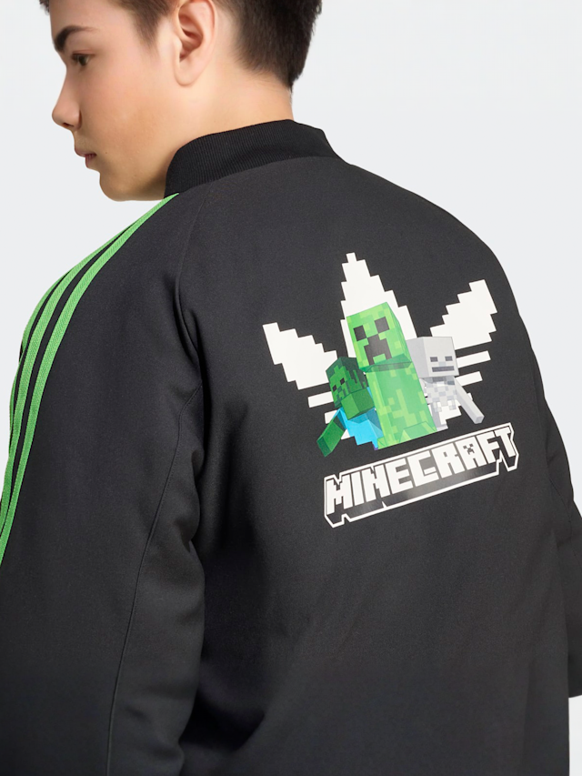 adidas Originals, adidas x Minecraft Jacket, zwart, Afbeelding 4 van 5