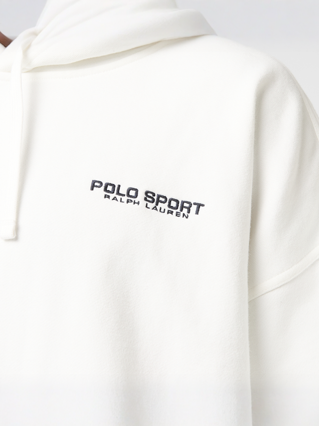 Polo Ralph Lauren, Long Sleeve Hoodie, white, Image 4 of 5