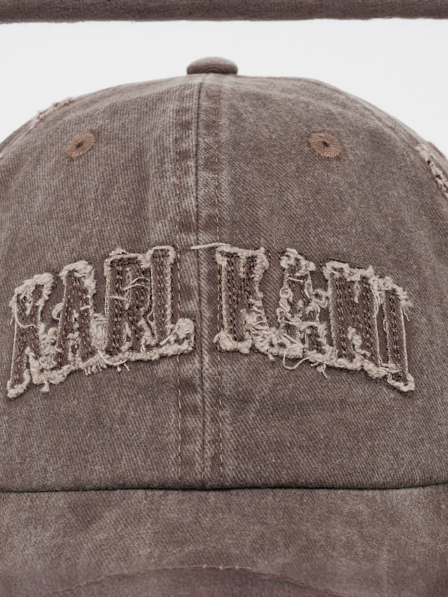 Karl Kani, Heritage Distressed Twill Baseball Cap, brown, Image 4 of 4