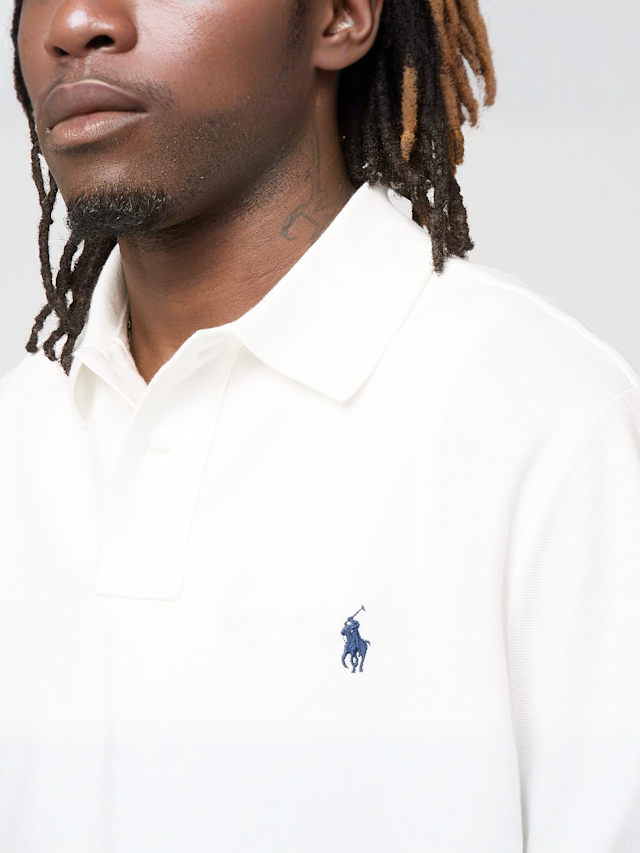 Polo Ralph Lauren, Piqué Poloshirt, white, Image 3 of 4