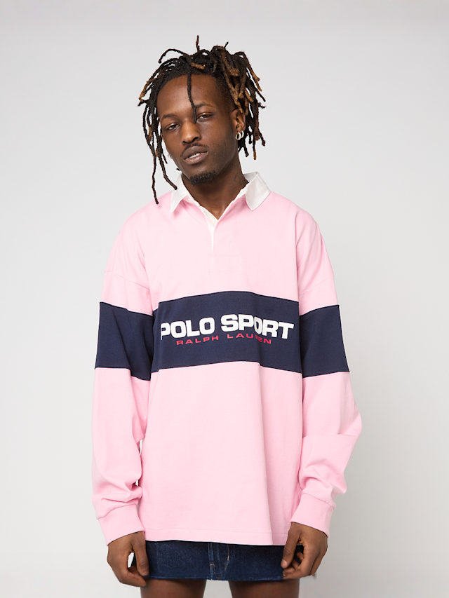 Polo Ralph Lauren, Knit-Rugby-Pullover, light pink, Image 1 of 4
