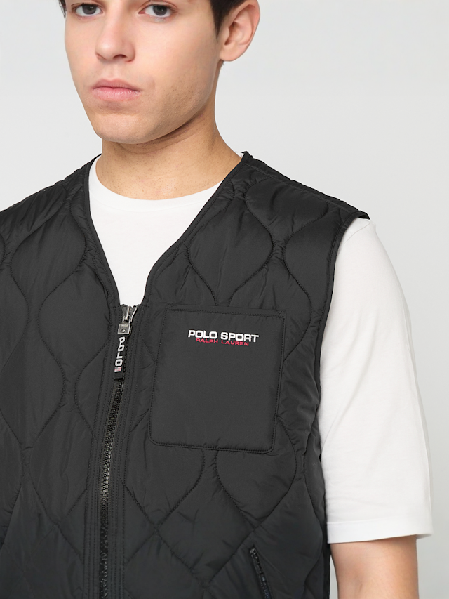 Polo Ralph Lauren, Woven-Vest, black, Image 3 of 5