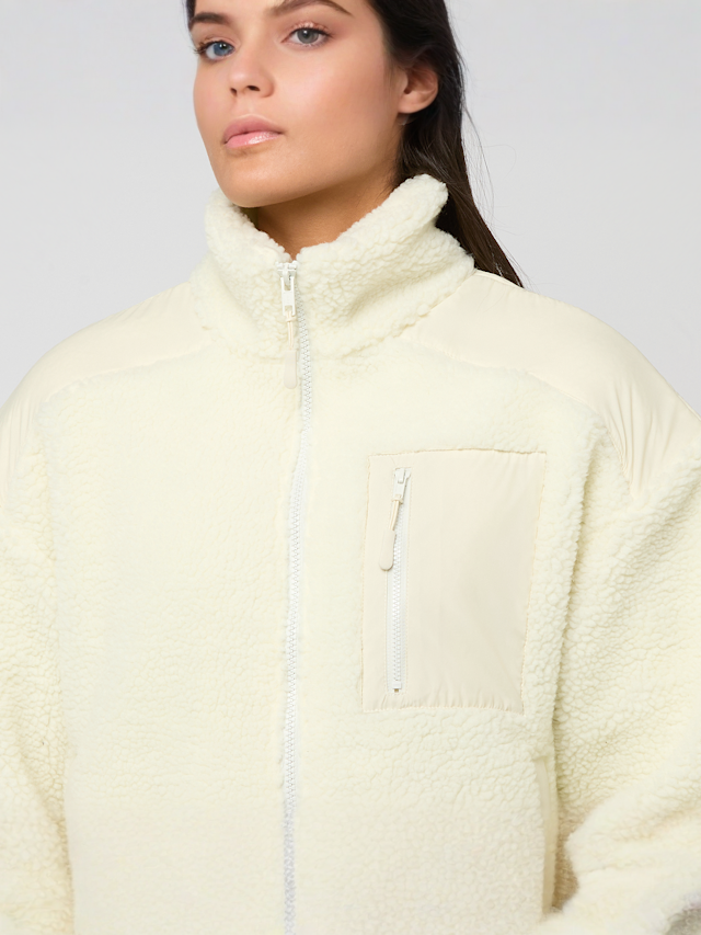Decibel, Sherpa Jacket, beige, Image 3 of 4