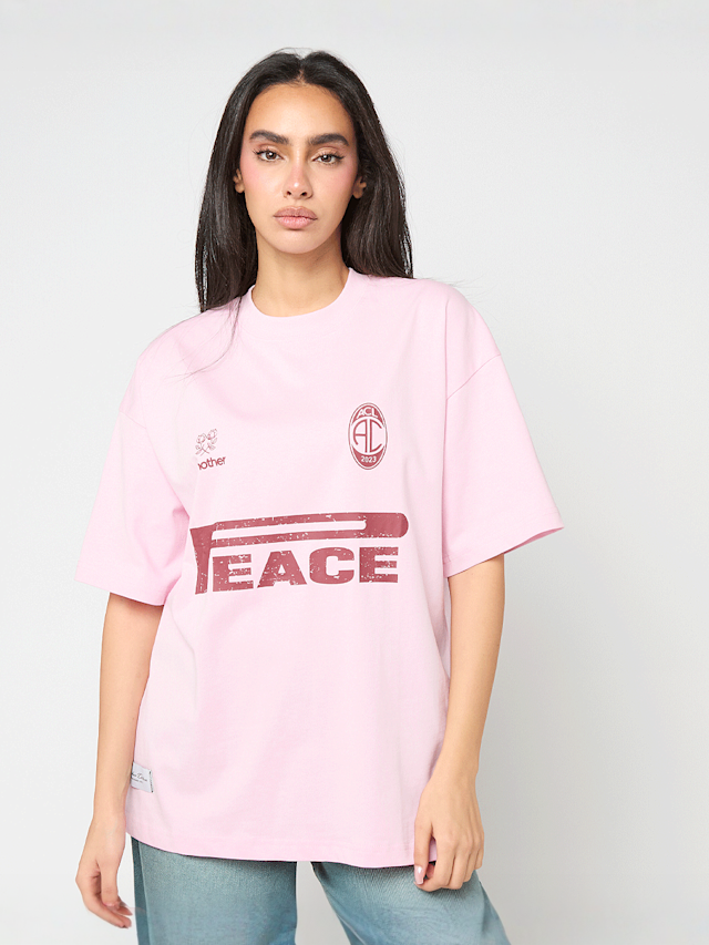 Another Cotton Lab, Peace T-Shirt, light pink, Image 1 of 6