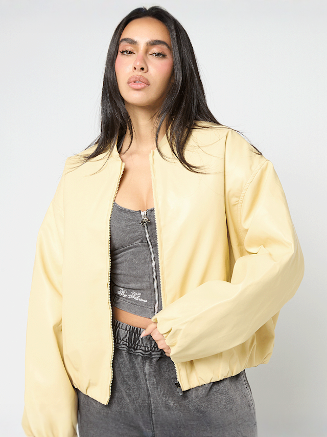 Another Cotton Lab, Another Bomber Jacket, yellow, Image 1 of 4
