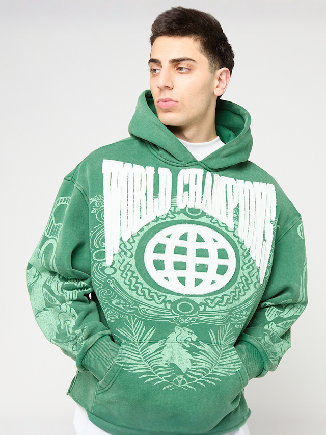 Smoke Rise, Champion Fleece Hoodie, green, Image 1 of 5