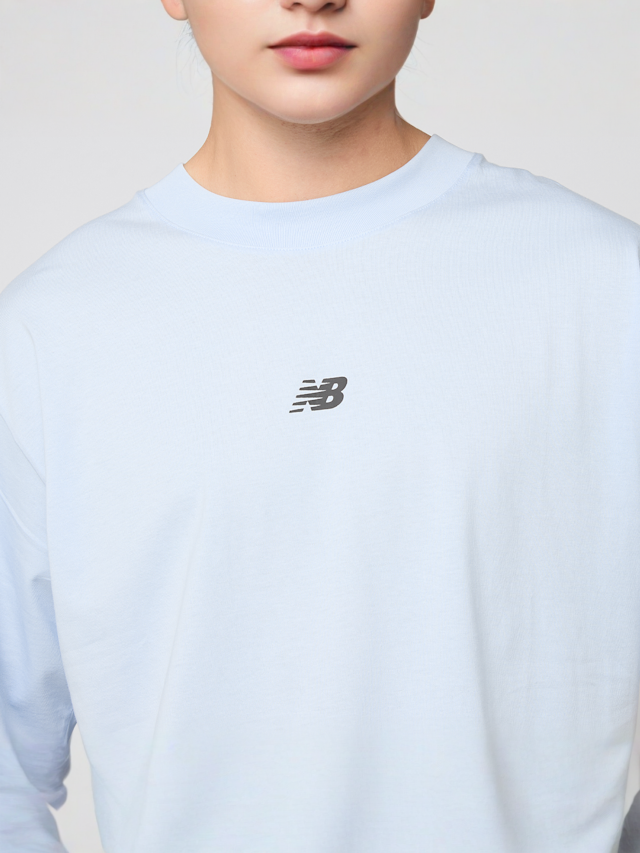 New Balance, T-Shirt, blue, Image 3 of 5